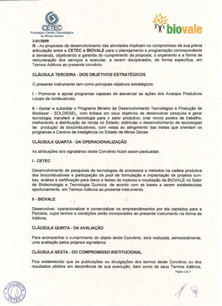 Acordo Bio Vale Cetec