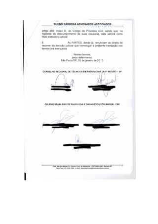 Acordo entre CRTR 5ª Região e CBR