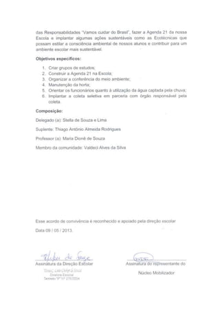 Acordo de convivência da com