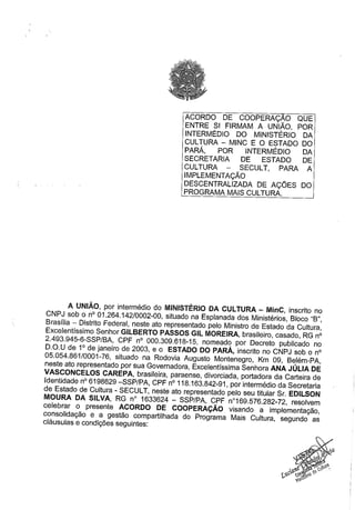 Acordo de Cooperação do Estado do Pará