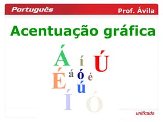Acentuação gráfica 