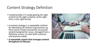 A core content strategy process for a strong start csa | PDF