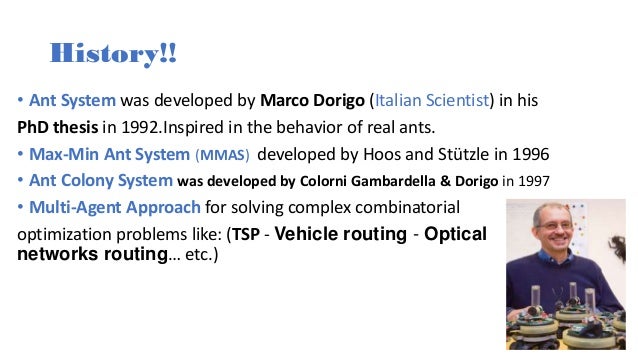 Ant colony optimization phd thesis