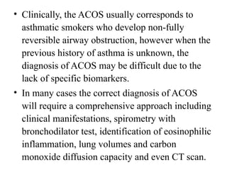 Comprehensive Overview of Asthma-COPD Overlap Syndrome (ACOS ...