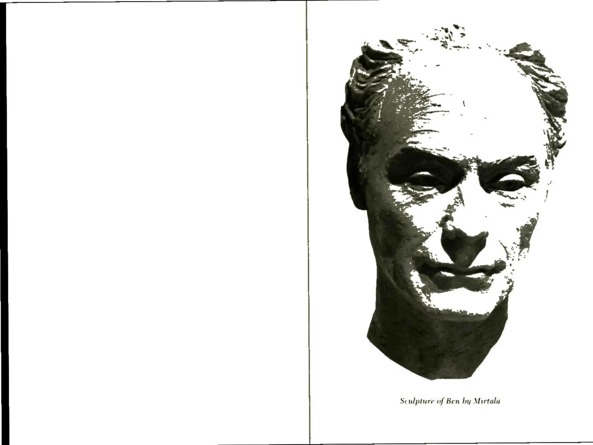 Sculpture of Ben by Murtala
 