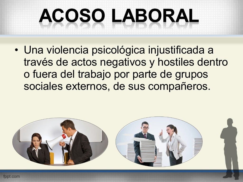 Acoso sexual y el hostigamiento en el trabajo