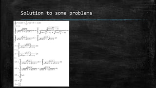 A course on integral calculus | PPTX