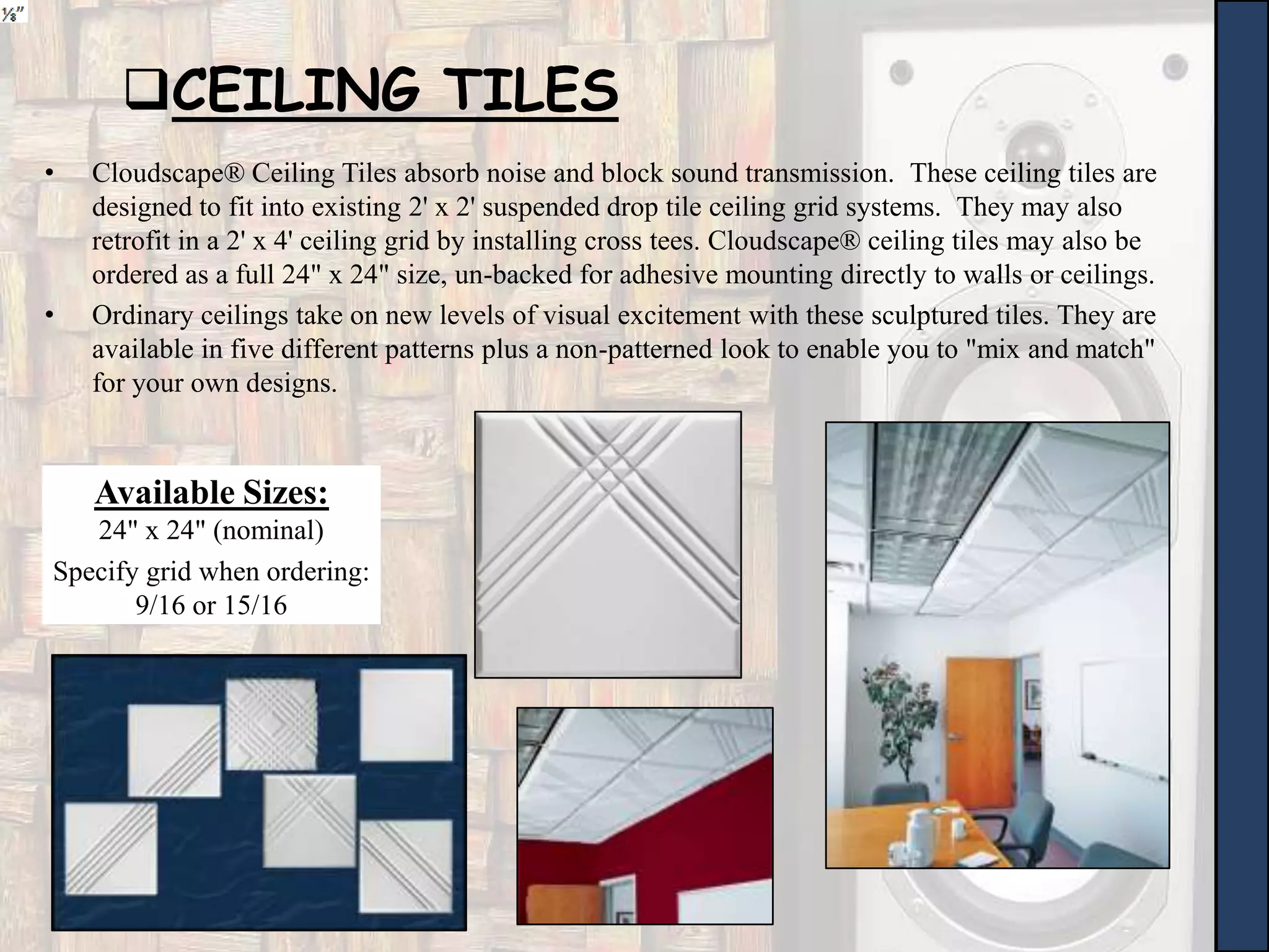 Acoustical materials | PPTX