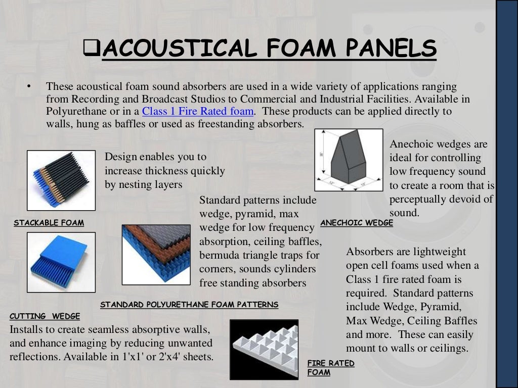Acoustical materials