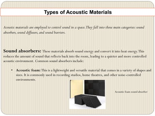 ACOUSTIC BUILDING MATERIALS FOR INSULATION OF A BUILDING | PDF