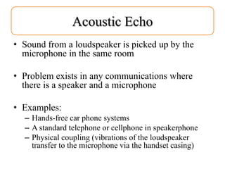 Acoustic echo cancellation | PPT