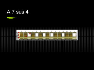 A 7 sus 4
 