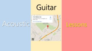 Acoustic
Guitar
Lessons
 