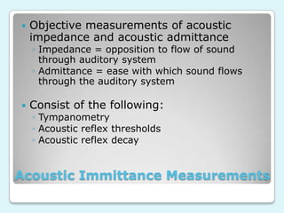 Acoustic reflex thresholds for pure tone stimuli (solid line) versus