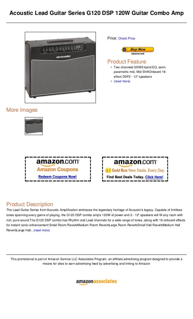 Acoustic lead guitar series g120 dsp 120 w guitar combo amp