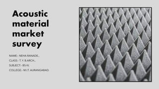 Acoustic material market survey.pdf