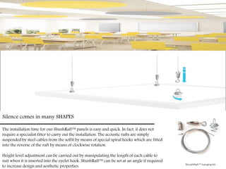 Acoustic panels shush rafts | PPTX | Home Improvement | Home & Garden