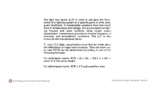 Technological University of the Philippines (Architectural Graphic Standards, 10th ed.)
 