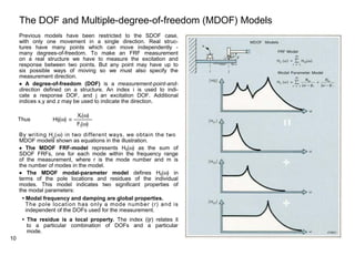 Acoustics and vibrations mechanical measurements - structural testing ...
