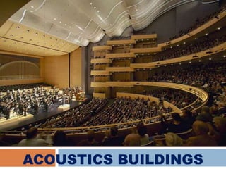 ACOUSTICS BUILDINGS
 