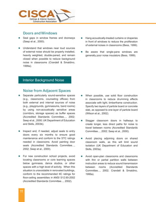 Cisca Handbook.pdf Acoustics in schools cisca | PDF
