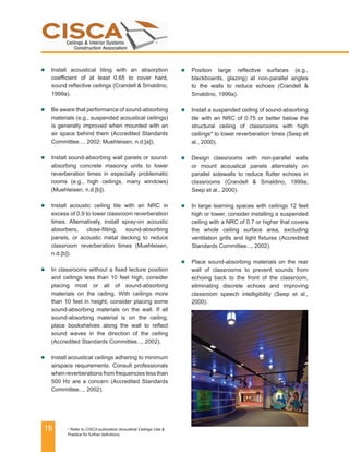 Cisca Handbook.pdf Acoustics in schools cisca | PDF