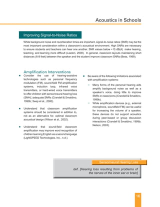 Cisca Handbook.pdf Acoustics in schools cisca | PDF