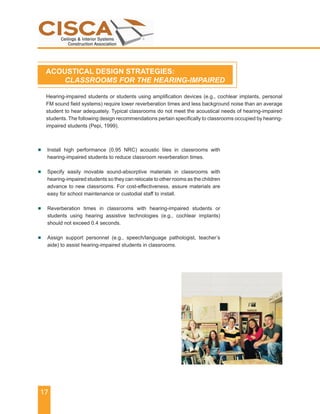 Cisca Handbook.pdf Acoustics in schools cisca | PDF