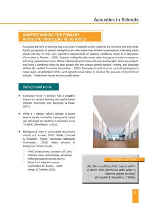 Cisca Handbook.pdf Acoustics in schools cisca | PDF