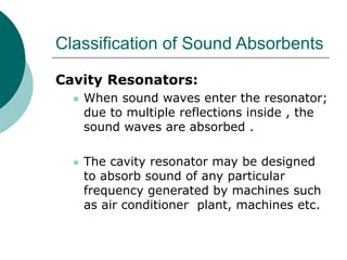 Acoustics of buildings | PPTX