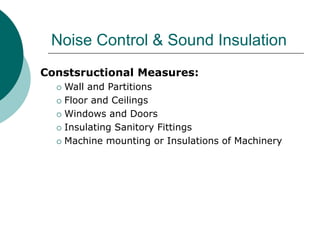 Acoustics of buildings | PPTX