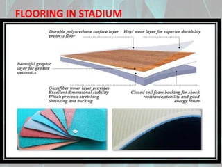 FLOORING IN STADIUM
 