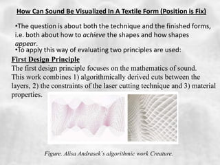 Acoustic textiles (sound absorbing textile)