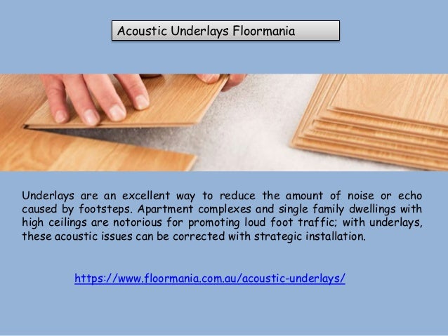 Acoustic Underlays Floormania