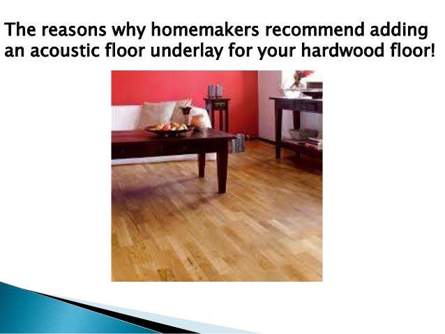 Acoustic Underlay Wood Floor