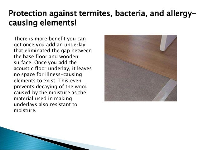 Acoustic Underlay Wood Floor