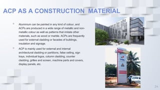 ALUMINIUM COMPOSIT BUILDING CONSTRUCTION | PPTX