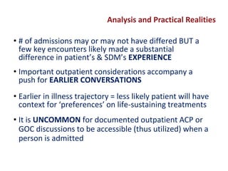 Advance Care Planning Conversations and Goals of Care Discussions ...