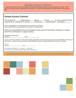 ACPA Advisor Manual | PDF