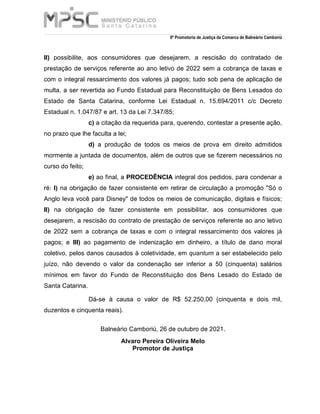 Ação Civil Pública n. 5019538-86.2021.8.24.0005