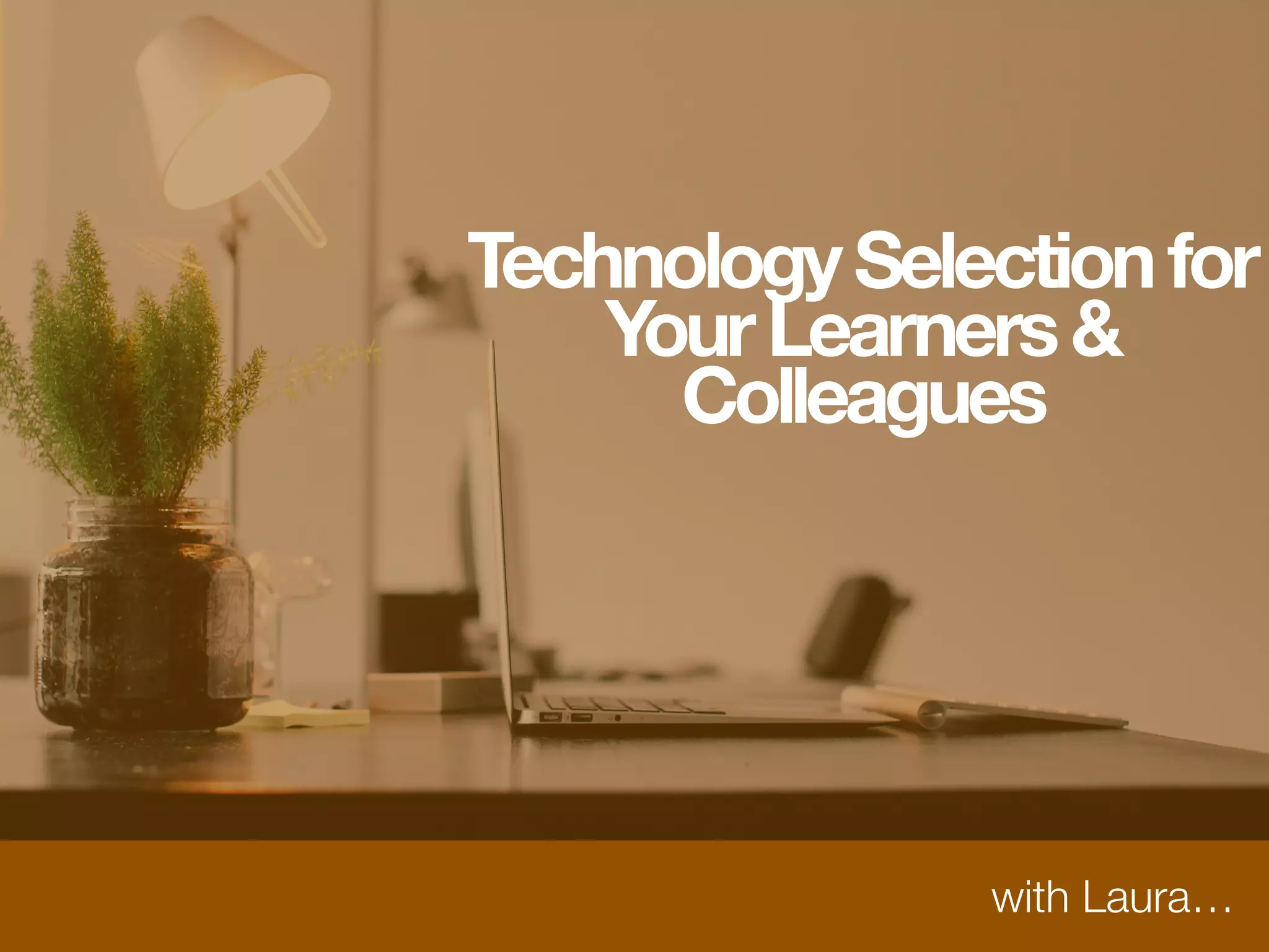 How does your SA group
support technology access?
• Universal Design
• Accessibility
• Compliance
• Accommodations
• Considerations
• Legal Requirements
 