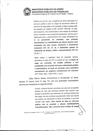 ACP - Banco do Brasil - Provimento Irregular de Cargos