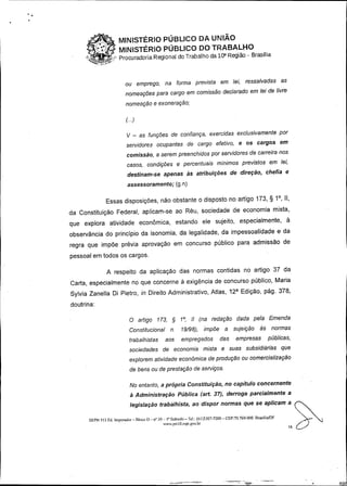 ACP - Banco do Brasil - Provimento Irregular de Cargos