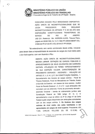 ACP - Banco do Brasil - Provimento Irregular de Cargos