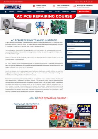 AC PCB REPAIRING COURSE IN MULTITECH INSTITUTE.COM.pdf