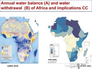 Agricultural water management in the context of climate change