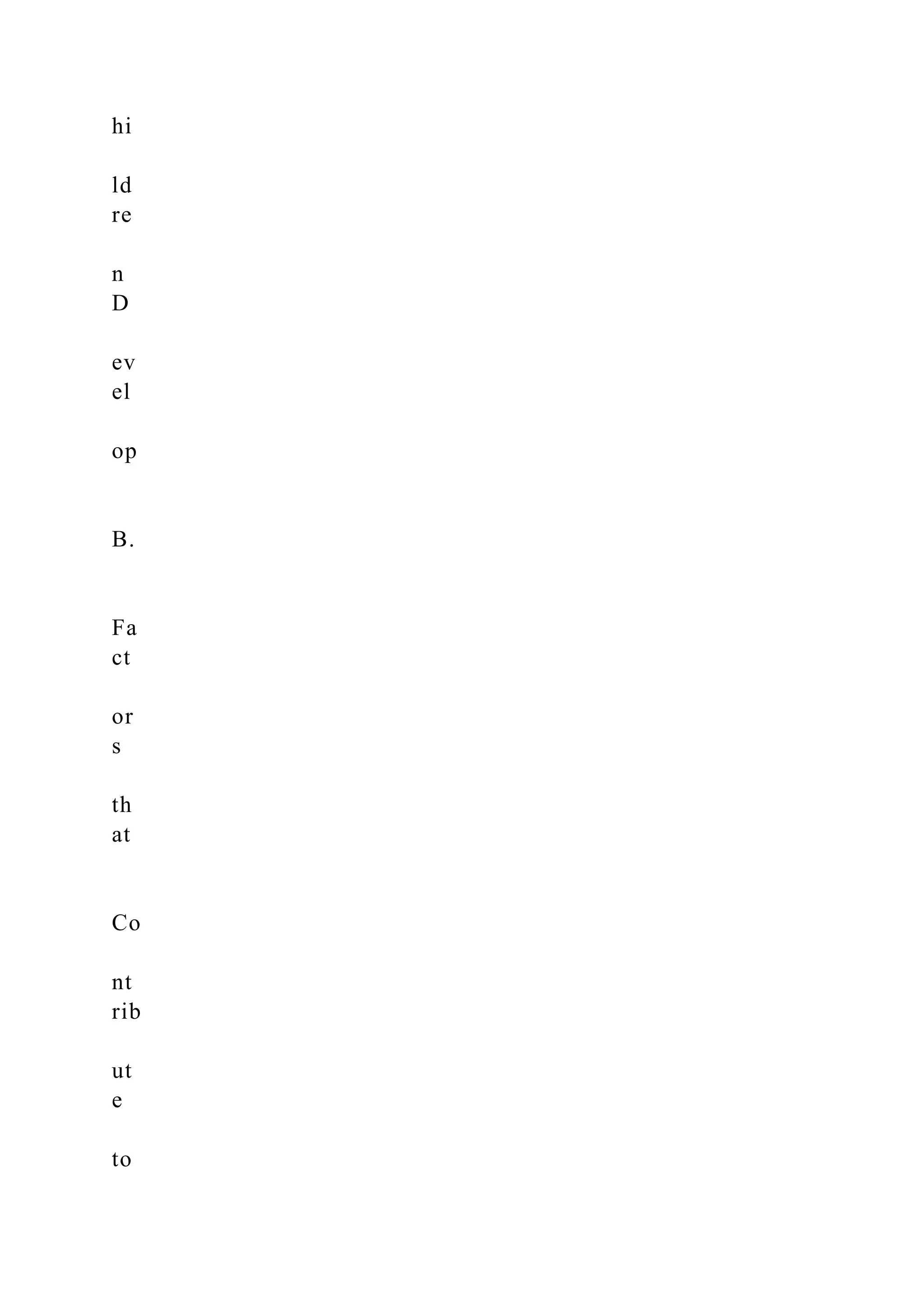 hi
ld
re
n
D
ev
el
op
B.
Fa
ct
or
s
th
at
Co
nt
rib
ut
e
to
 