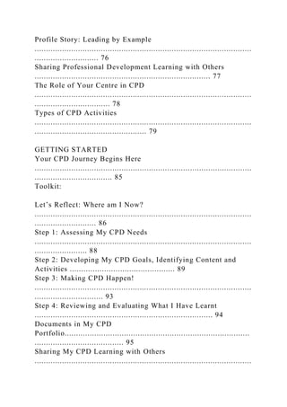 A CPD Framework for Early Childhood EducatorsContinuingP.docx