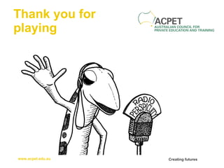 Thank you for  playing 