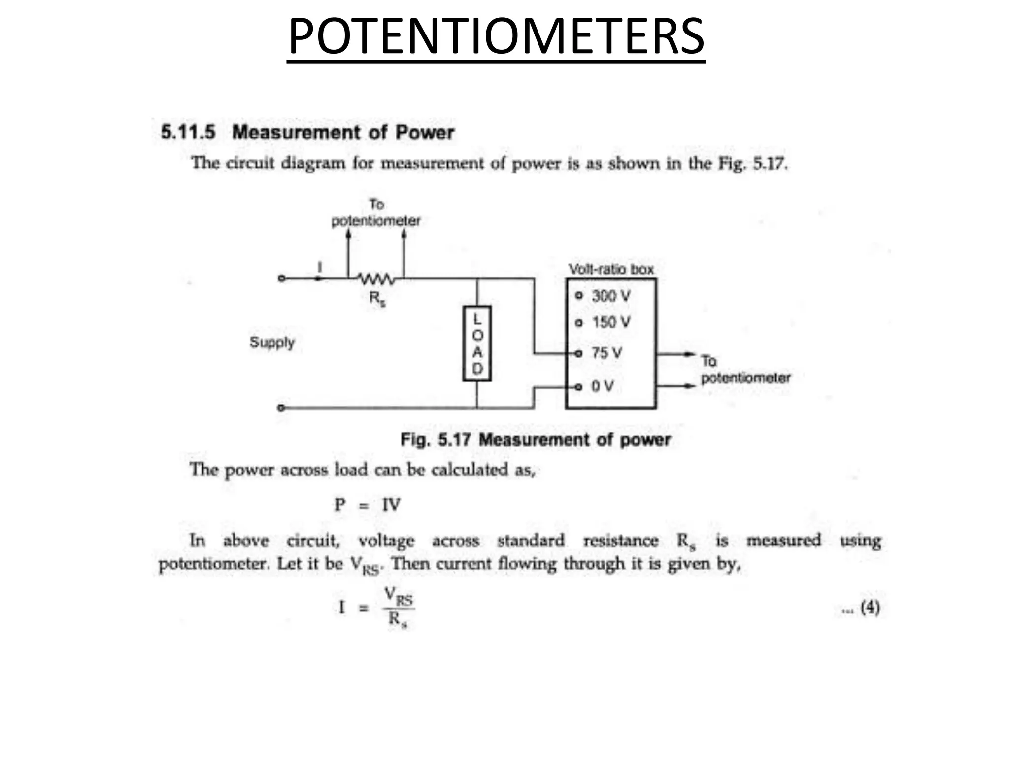 POTENTIOMETERS